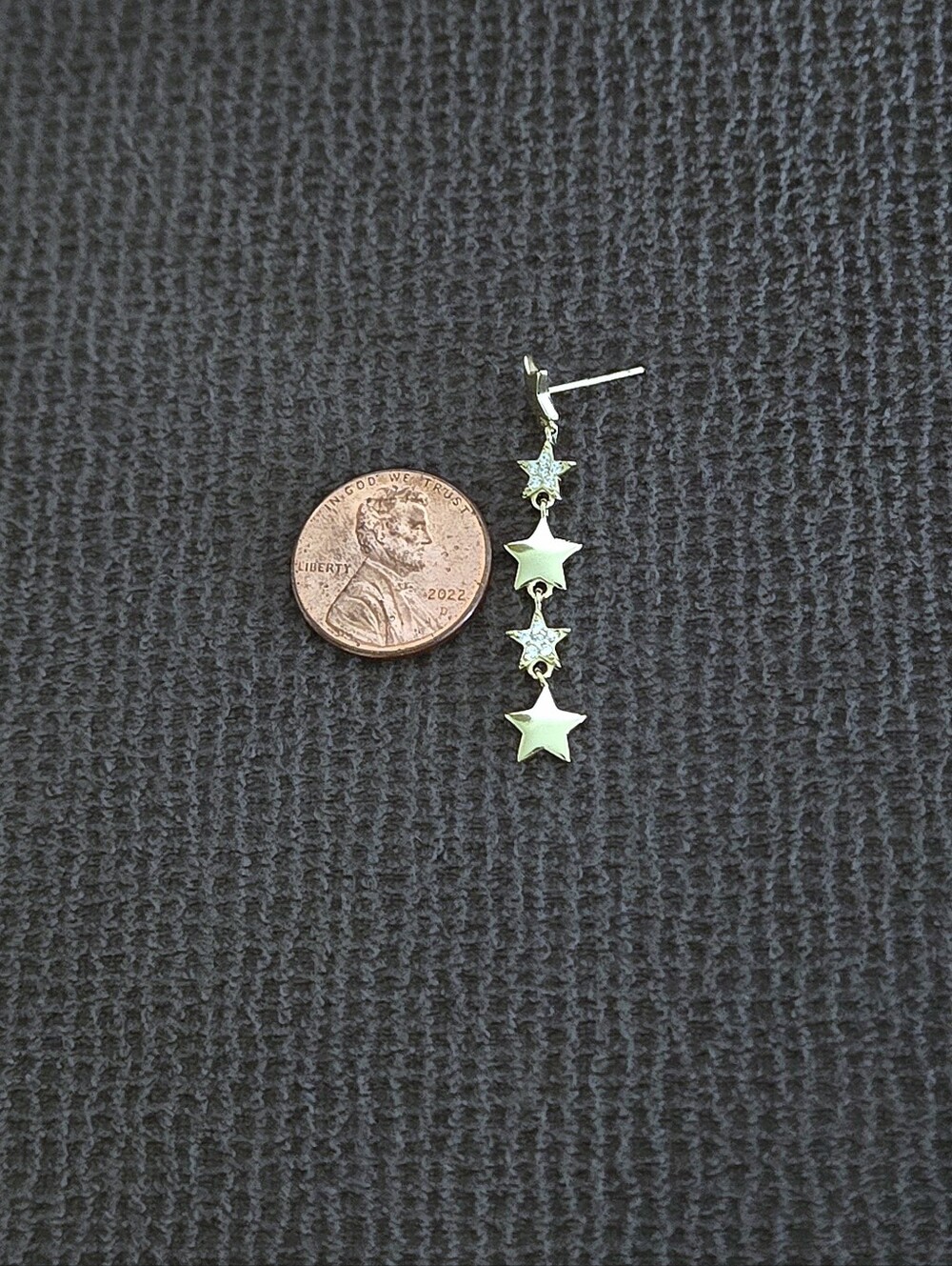 Argento Vivo Cascading⛲ Stars⭐ Earrings - Picture 8 of 15